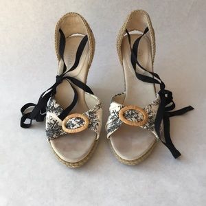 Cole Haan Strappy Espadrille Wedges